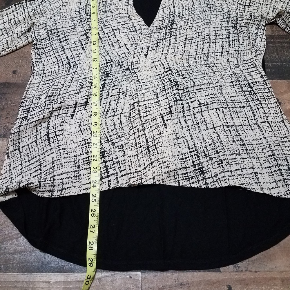 M Patterned Soft Surroundings Blouse - image 4